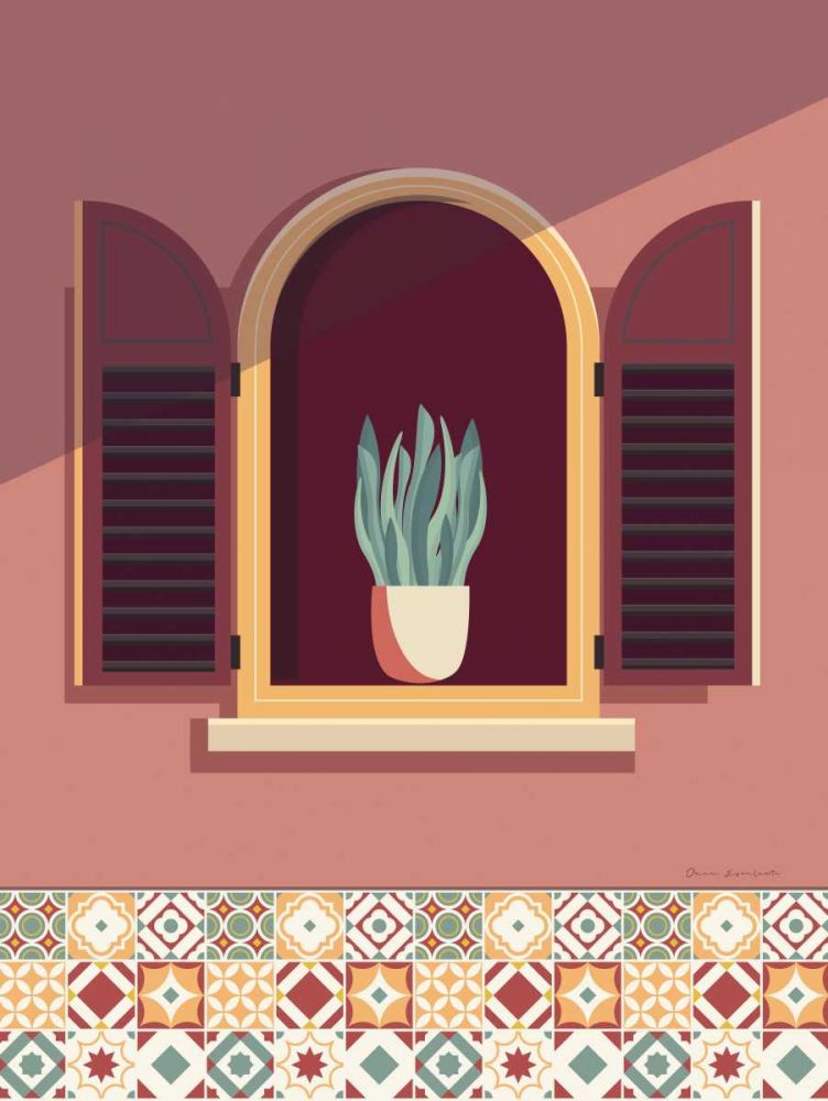 Warm Window Lisboa art print by Omar Escalante for $57.95 CAD