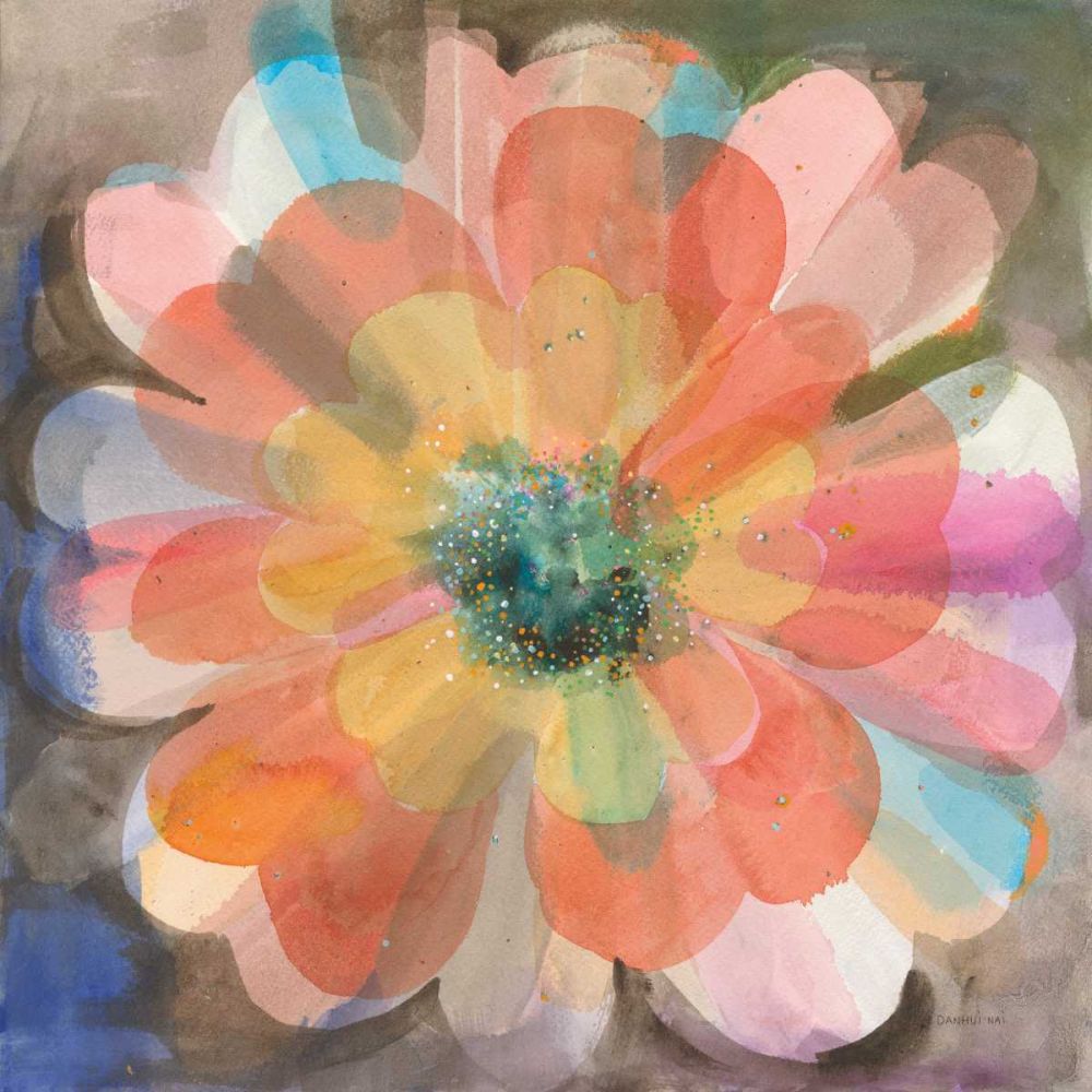 Kaleidoscope Flower art print by Danhui Nai for $57.95 CAD
