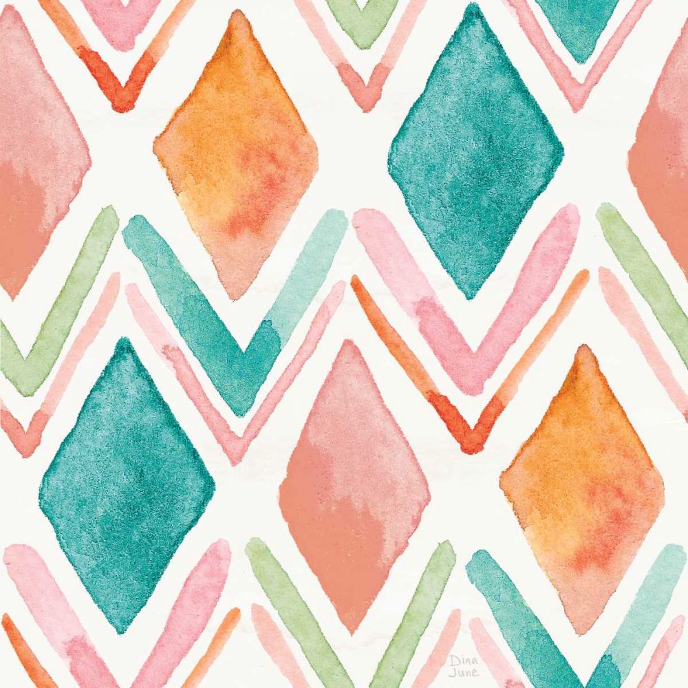 Macrame Meander Pattern IV art print by Dina June for $57.95 CAD