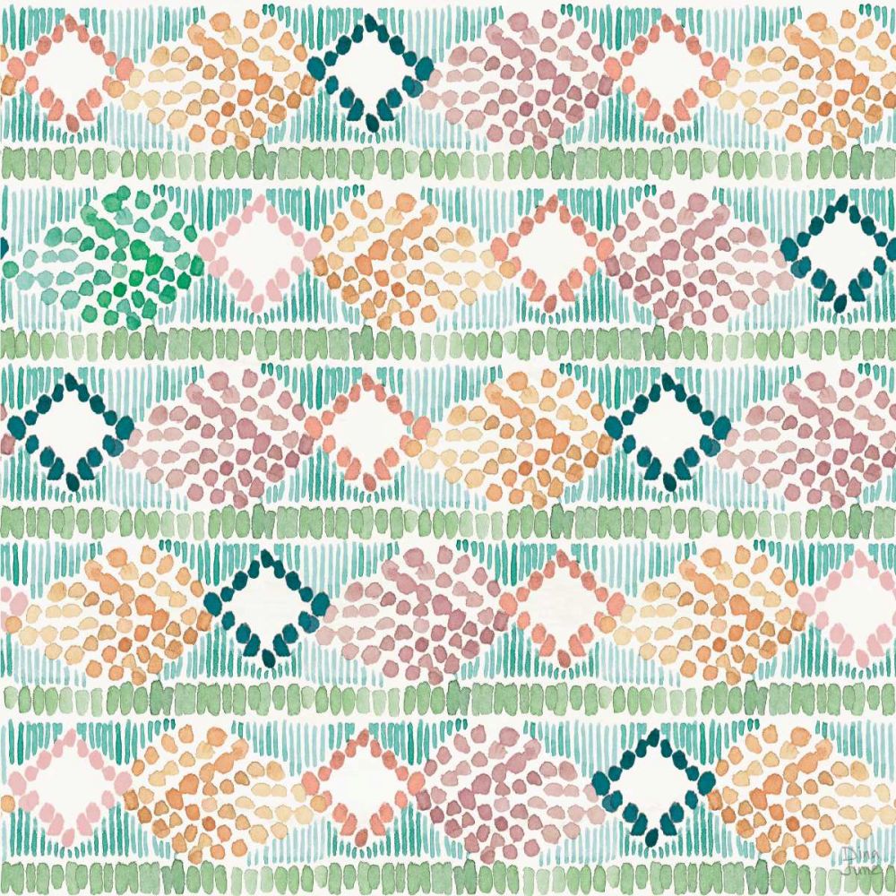 Macrame Meander Pattern VI art print by Dina June for $57.95 CAD