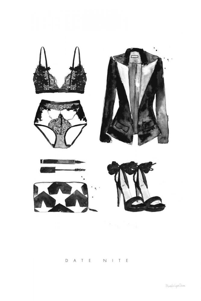 Back to Black IV art print by Mercedes Lopez Charro for $57.95 CAD