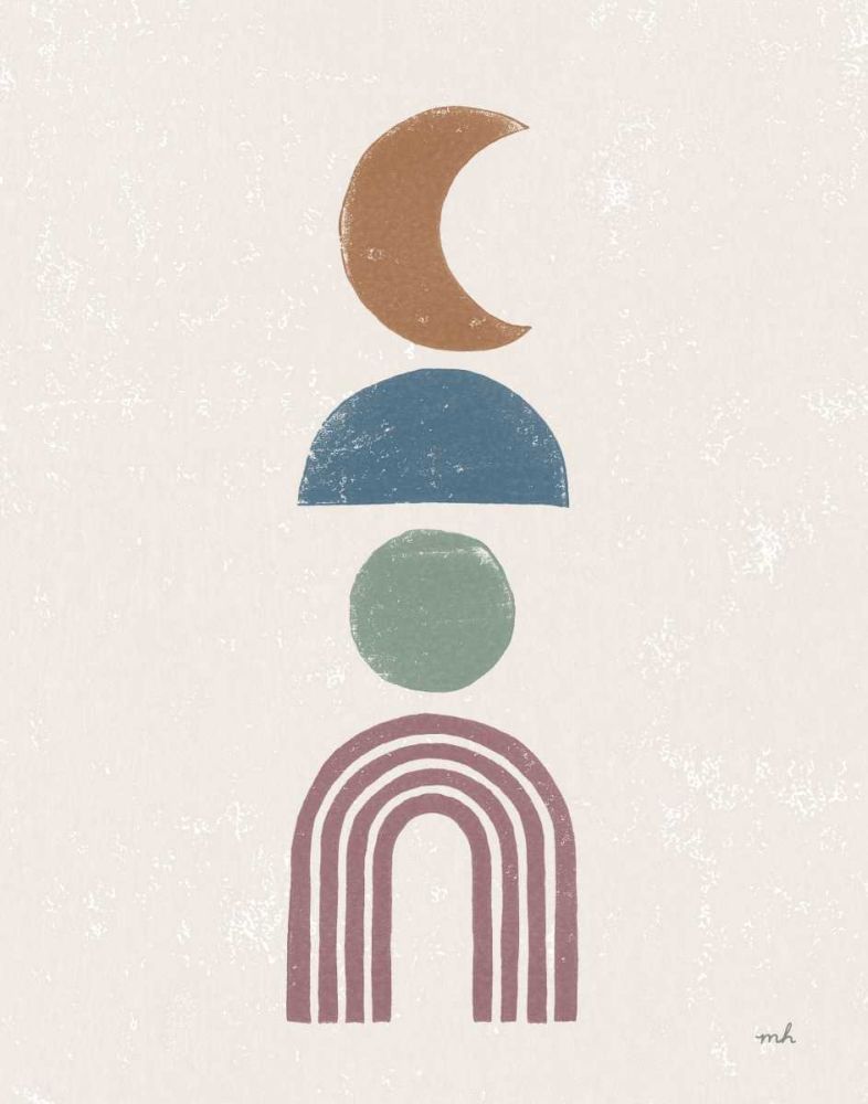 Minimalist Boho I Dark art print by Moira Hershey for $57.95 CAD