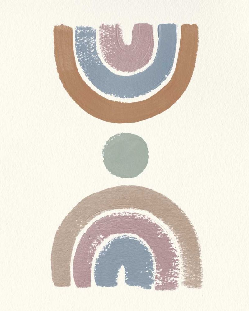 Desert Rainbows I Blue art print by Moira Hershey for $57.95 CAD