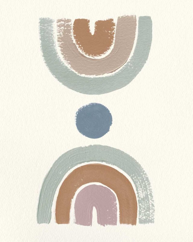 Desert Rainbows II Mint art print by Moira Hershey for $57.95 CAD