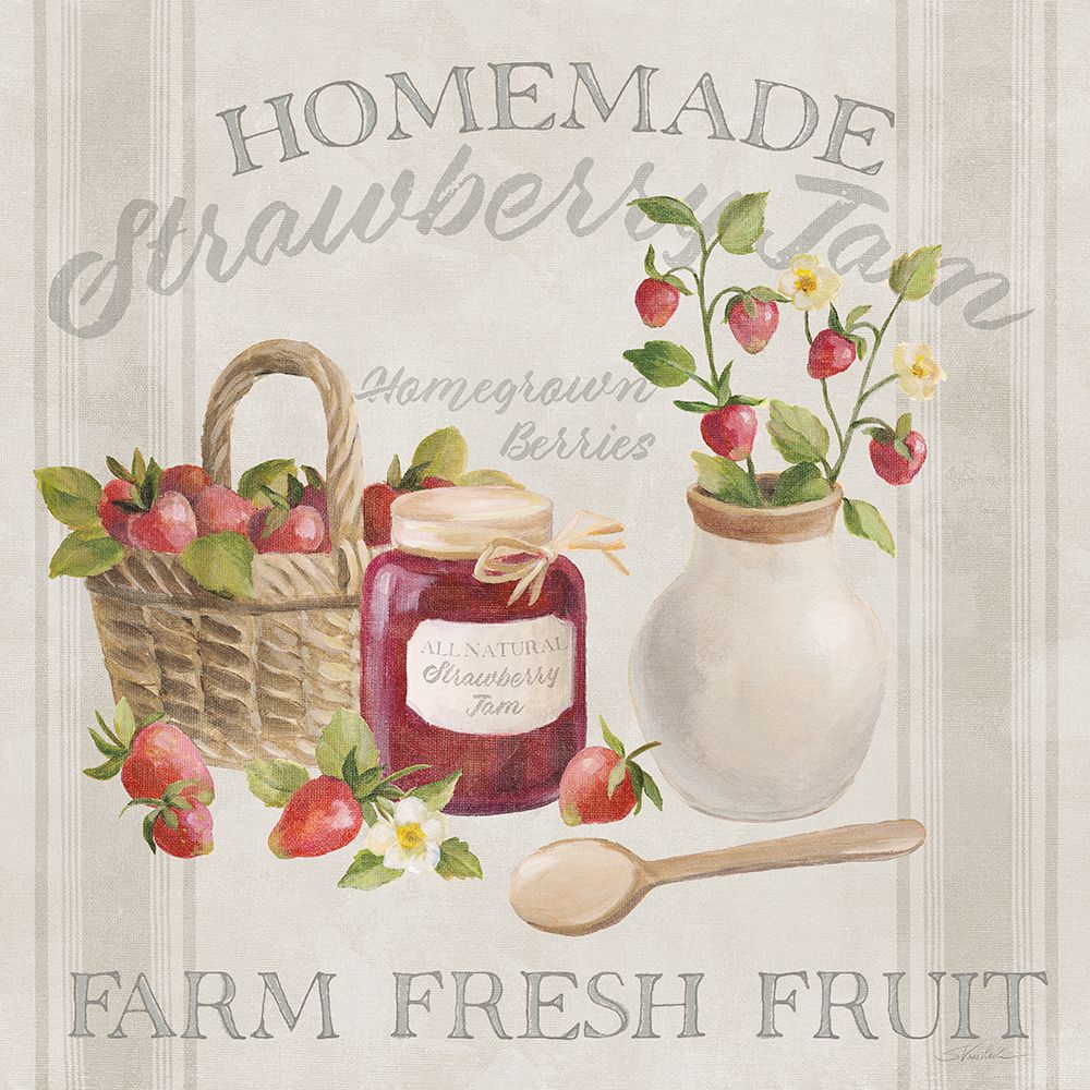 Homemade Happiness III art print by Silvia Vassileva for $57.95 CAD