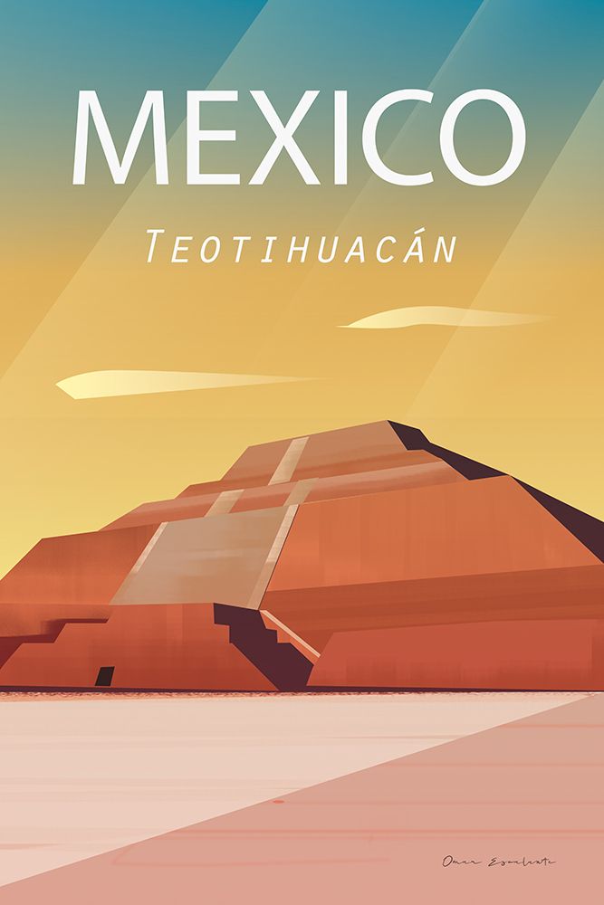 Mexico art print by Omar Escalante for $57.95 CAD