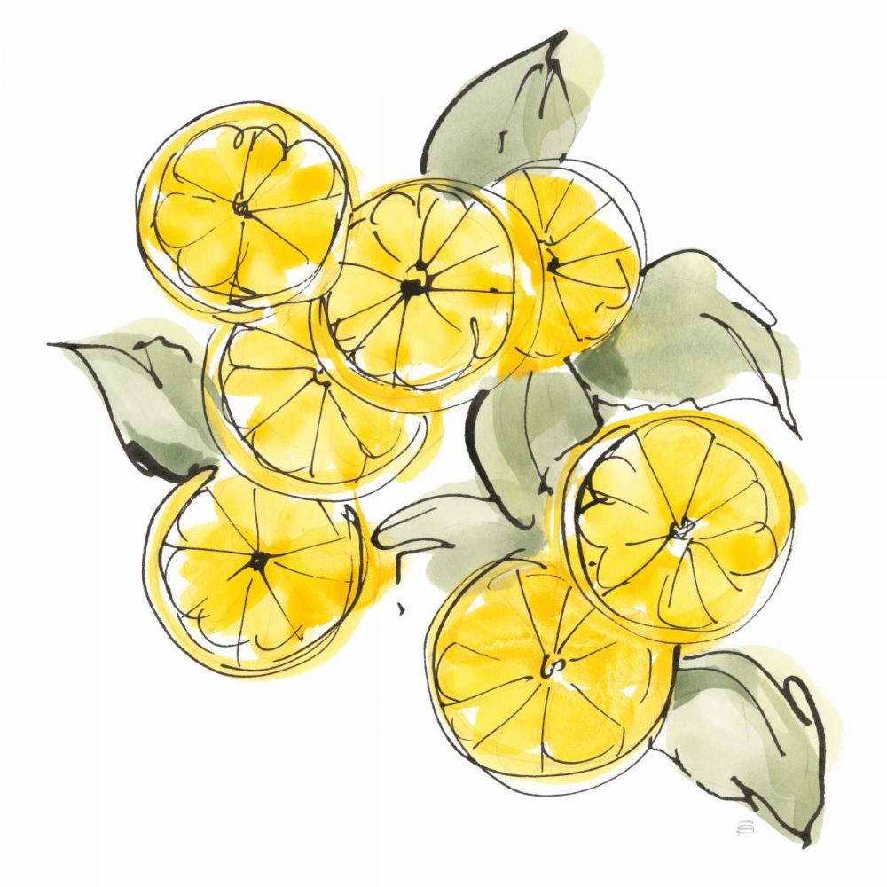 Cut Lemons I art print by Chris Paschke for $57.95 CAD