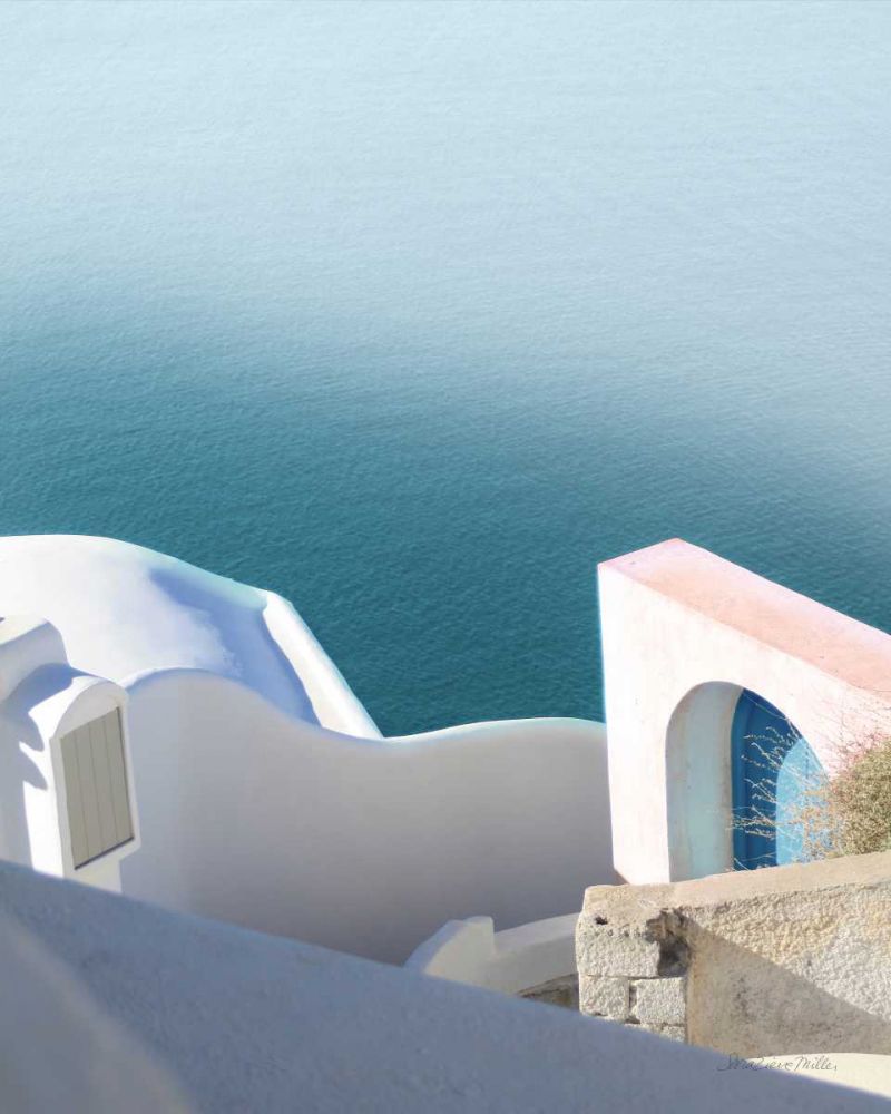 Santorini II art print by Sara Zieve Miller for $57.95 CAD