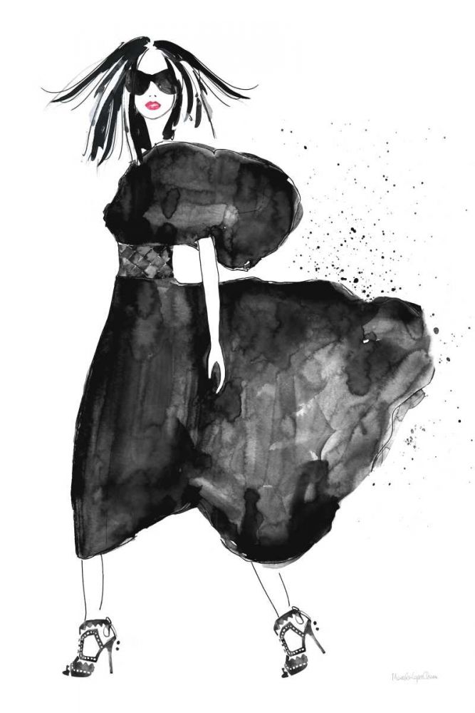 Uptown Fashion I art print by Mercedes Lopez Charro for $57.95 CAD