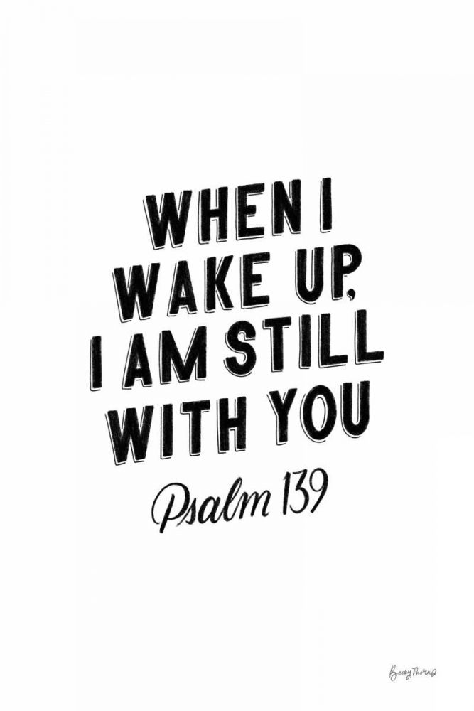 Bible Saying IV BW art print by Becky Thorns for $57.95 CAD