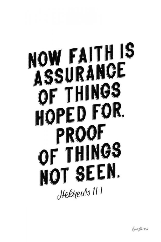 Bible Saying V BW art print by Becky Thorns for $57.95 CAD