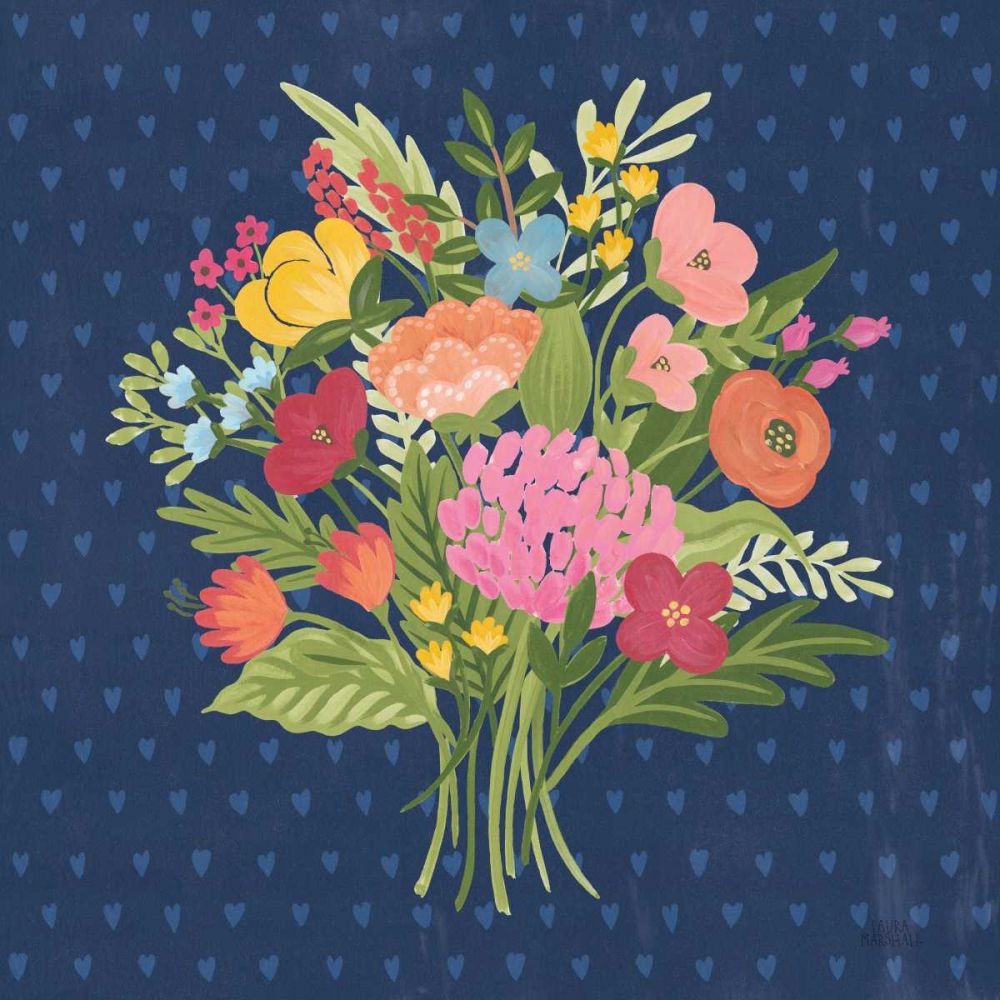 Love Letters XI No Banner Blue art print by Laura Marshall for $57.95 CAD