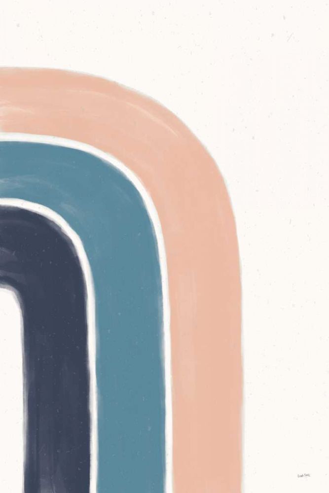 Rainbow I Blue art print by Leah York for $57.95 CAD