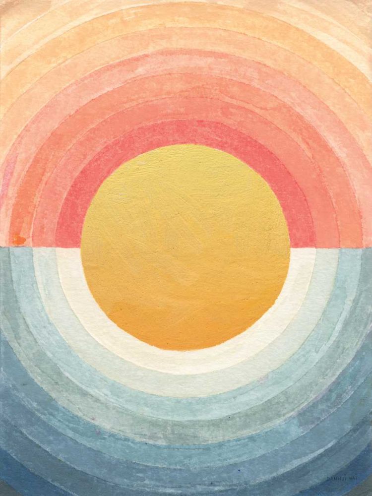 Retro Vibes Abstract art print by Danhui Nai for $57.95 CAD