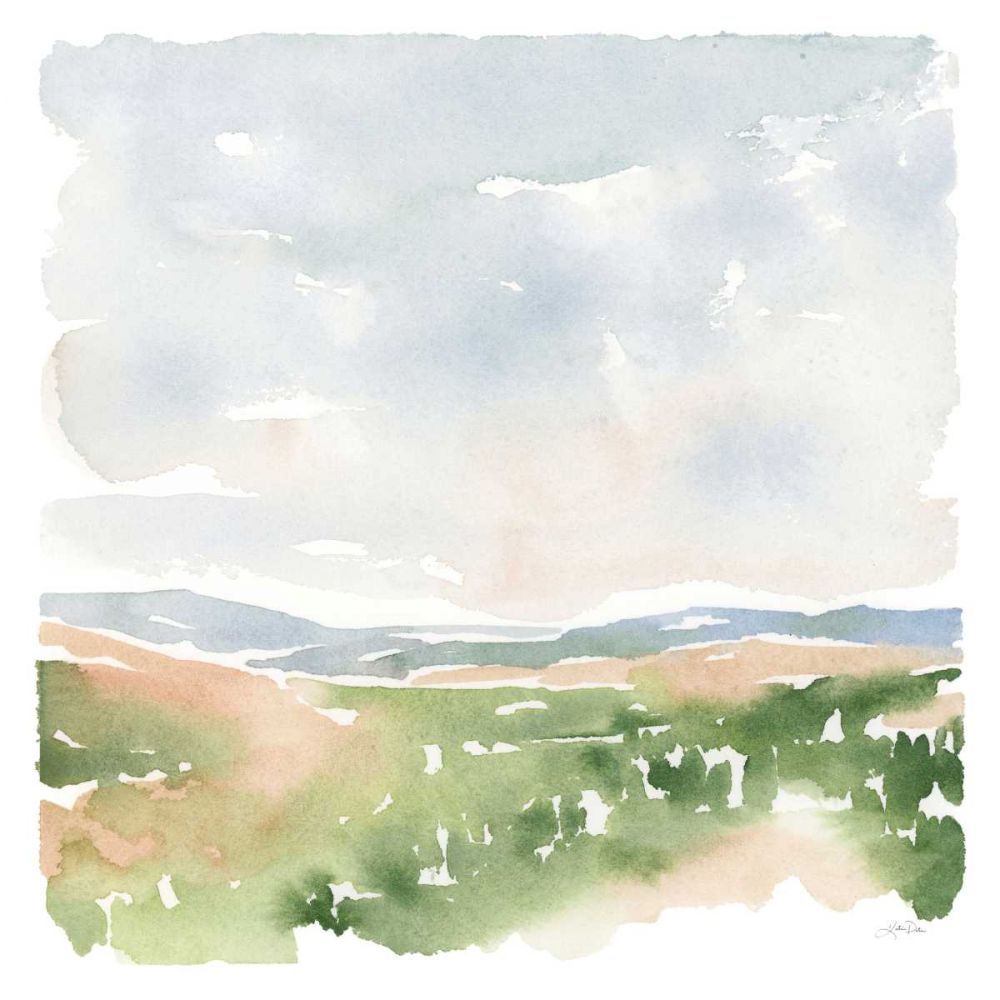 Gentle Landscape I art print by Katrina Pete for $57.95 CAD