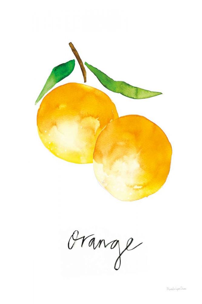 Single Orange art print by Mercedes Lopez Charro for $57.95 CAD