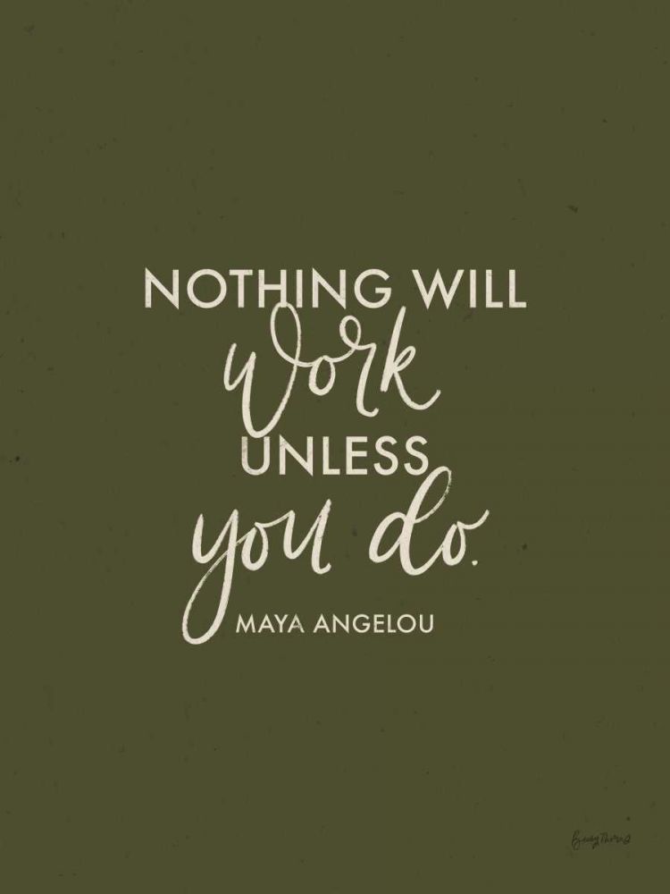 Words of Wisdom II Green Crop art print by Becky Thorns for $57.95 CAD