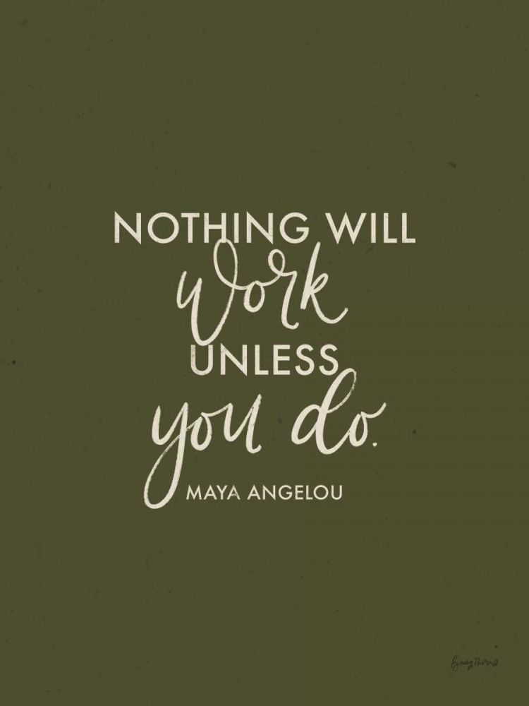 Words of Wisdom II Green Crop art print by Becky Thorns for $57.95 CAD