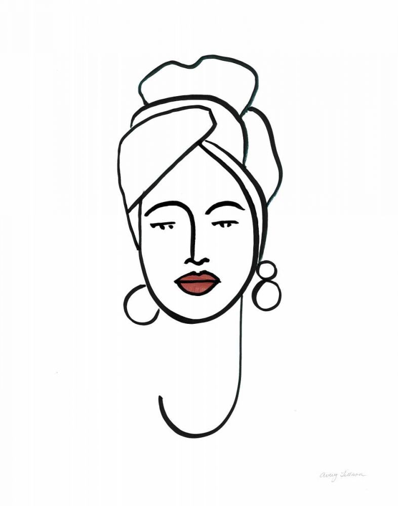 Beauty II Coral Lips art print by Avery Tillmon for $57.95 CAD