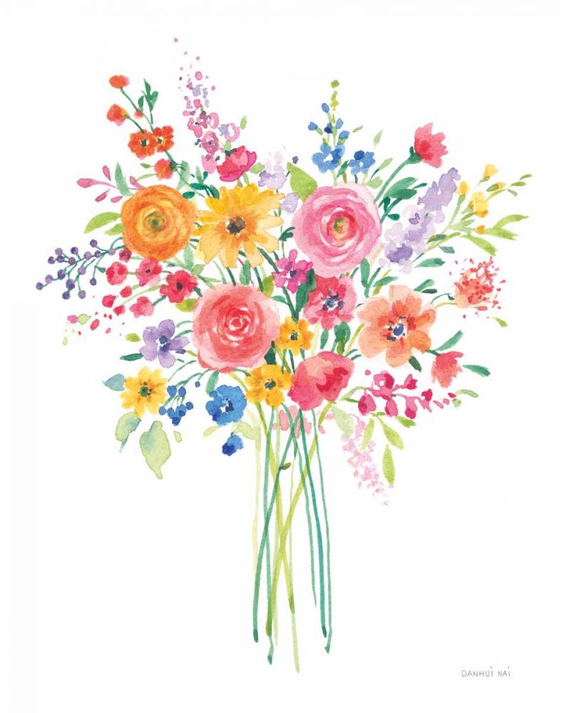 Sunshine Flowers art print by Danhui Nai for $57.95 CAD