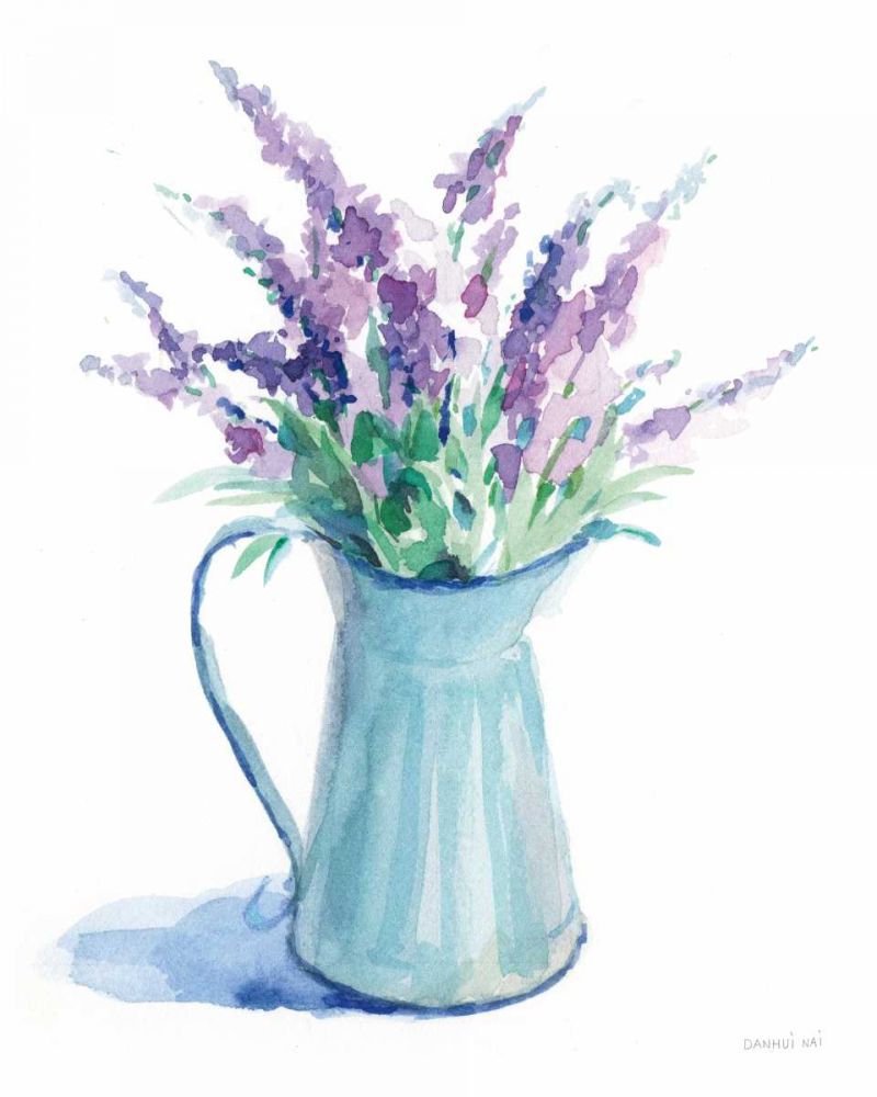 Farmstand Lavender art print by Danhui Nai for $57.95 CAD