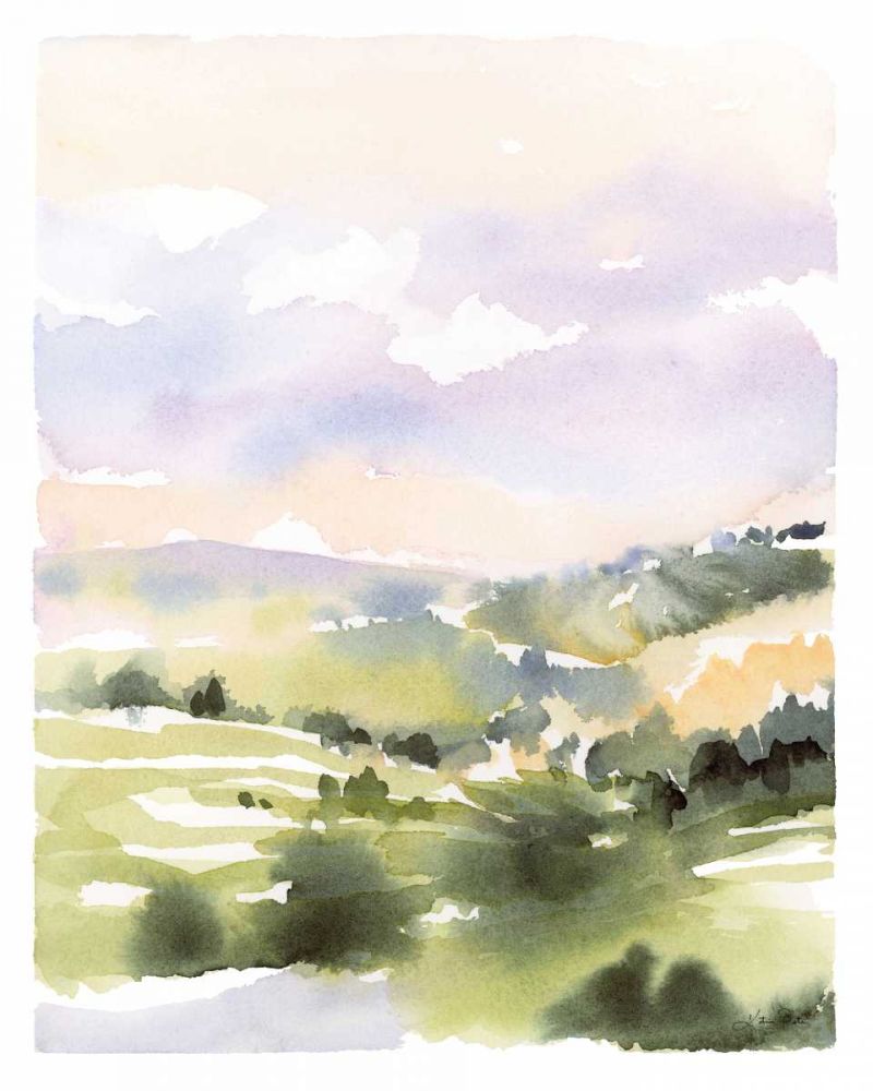 Spring Hills I art print by Katrina Pete for $57.95 CAD