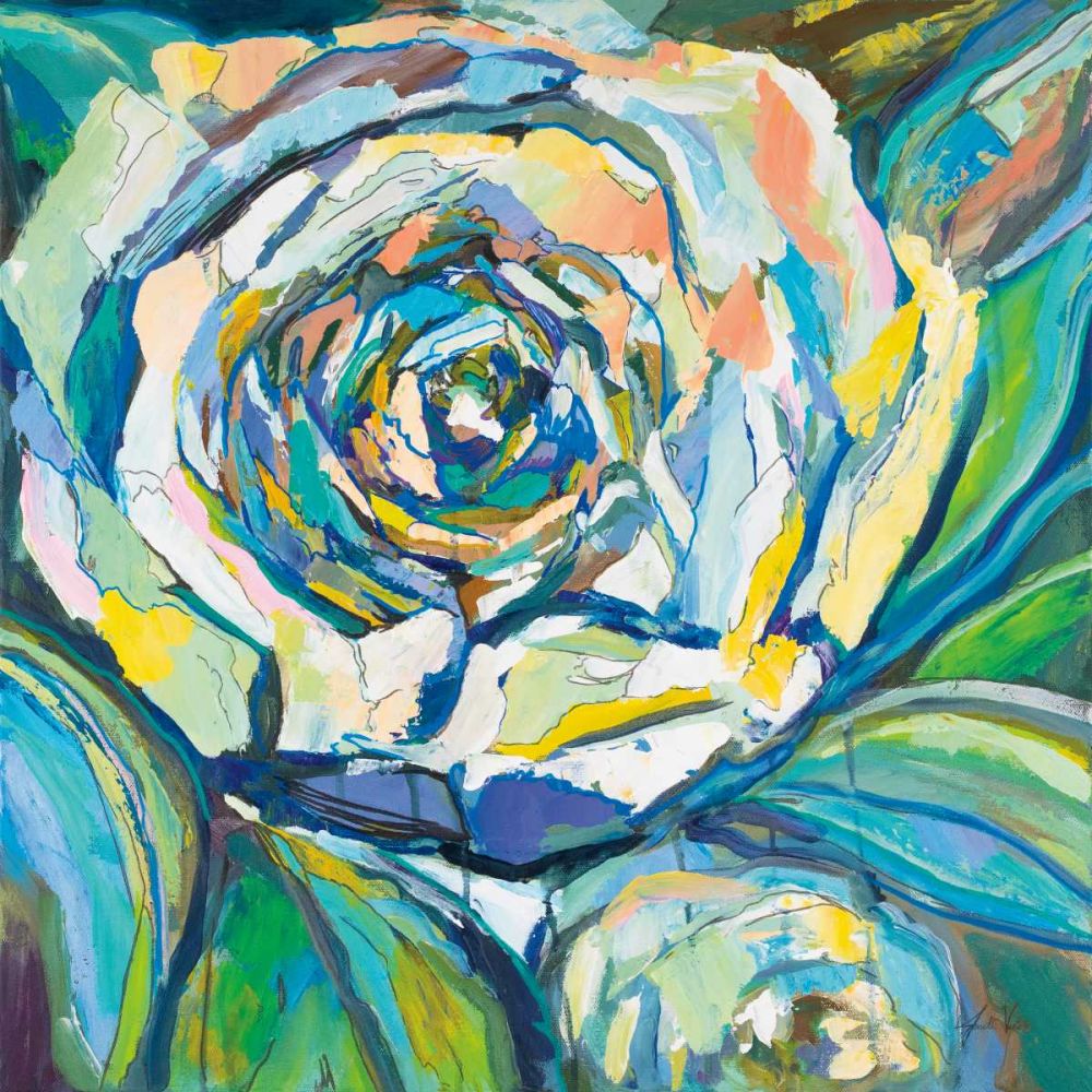 Rose art print by Jeanette Vertentes for $57.95 CAD