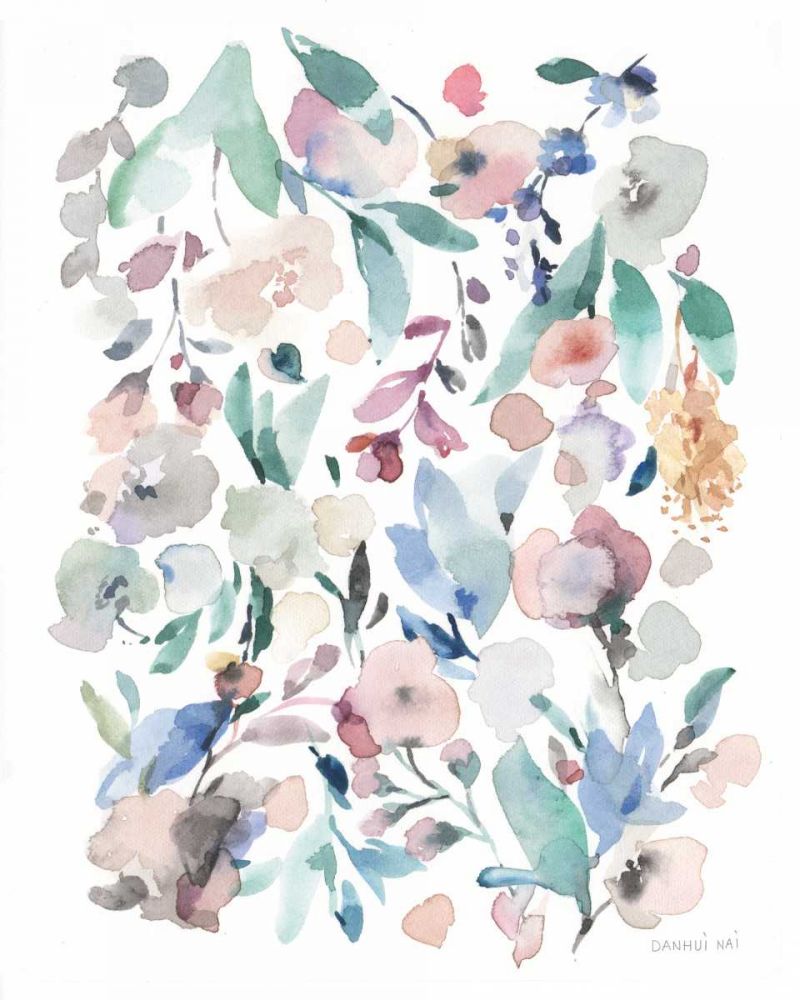 Breezy Florals III art print by Danhui Nai for $57.95 CAD