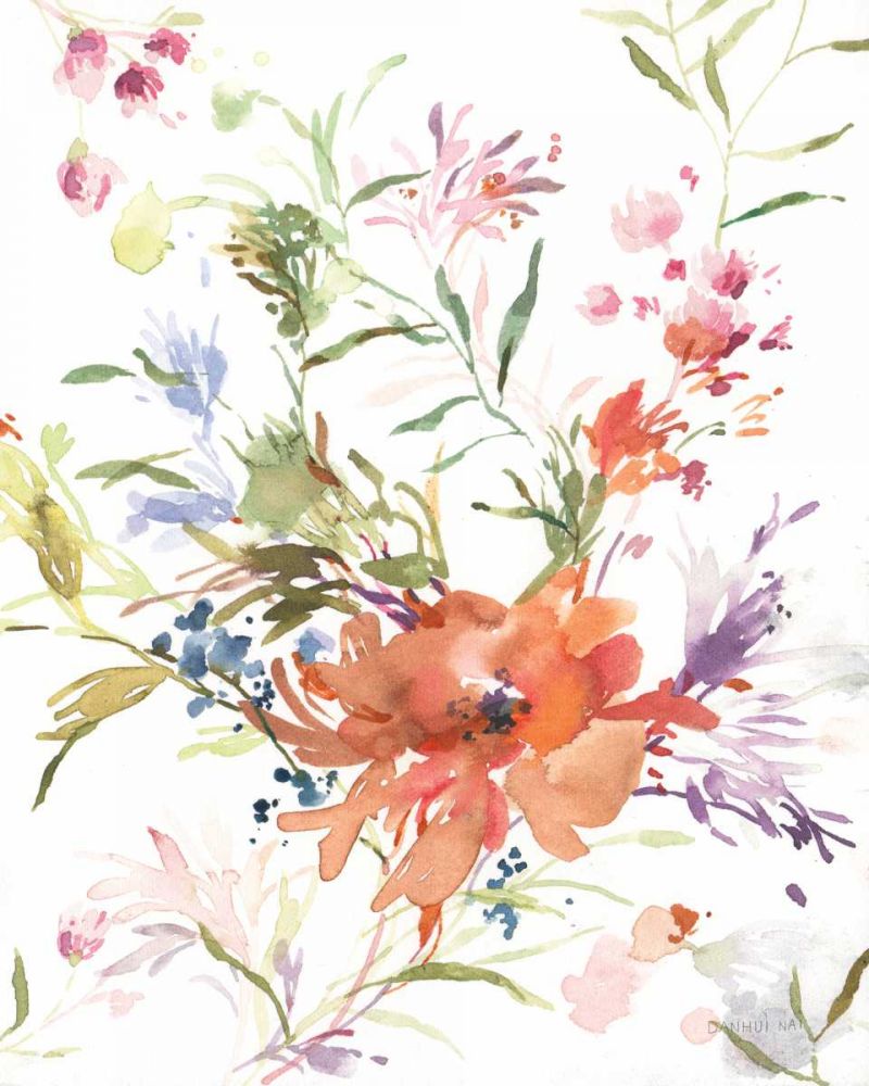 Breezy Florals IV art print by Danhui Nai for $57.95 CAD