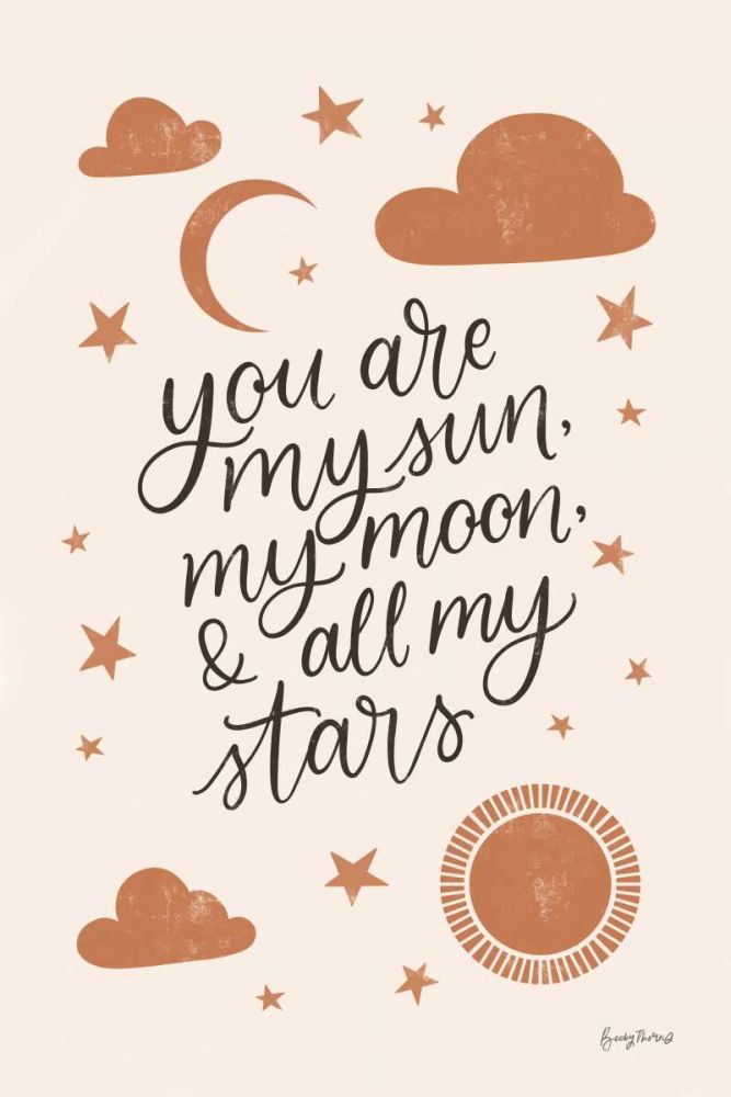 Celestial Boho I art print by Becky Thorns for $57.95 CAD