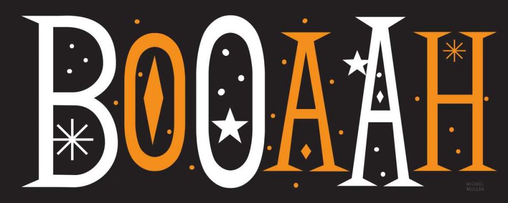 Festive Fright Booaah art print by Michael Mullan for $57.95 CAD