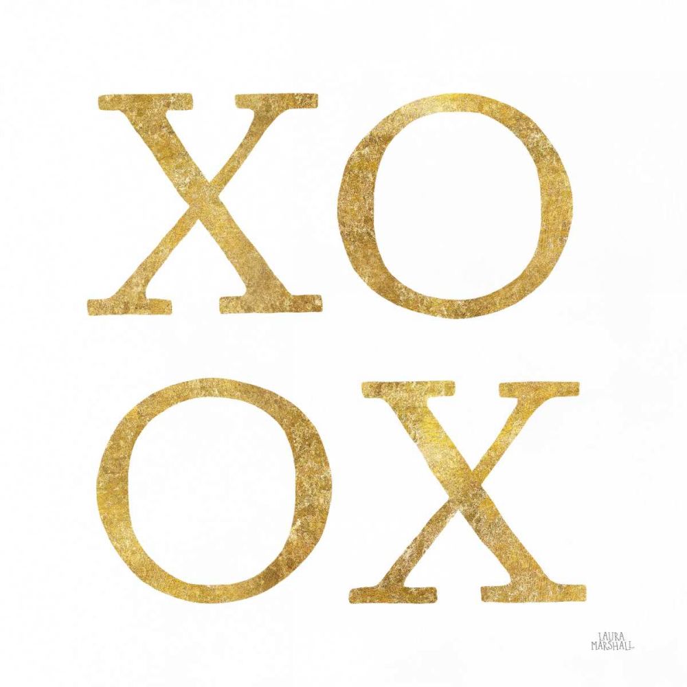 Love Letters XoXo art print by Laura Marshall for $57.95 CAD