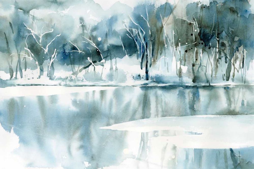 Blue Reflections art print by Katrina Pete for $57.95 CAD