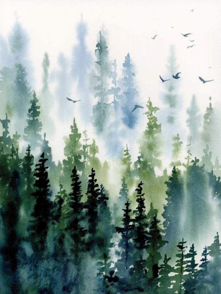 Treeline art print by Katrina Pete for $57.95 CAD