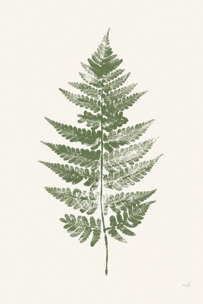 Fern Print I White Crop art print by Moira Hershey for $57.95 CAD