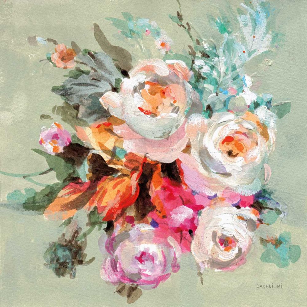 Windblown Blooms I art print by Danhui Nai for $57.95 CAD