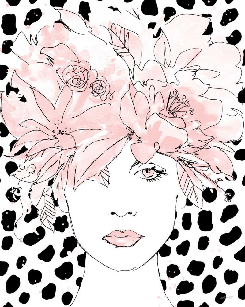 Floral Figures III Blush art print by Anne Tavoletti for $57.95 CAD