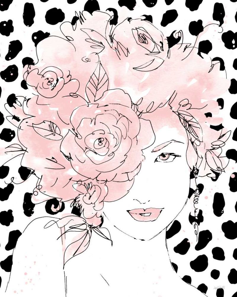 Floral Figures IV Blush art print by Anne Tavoletti for $57.95 CAD