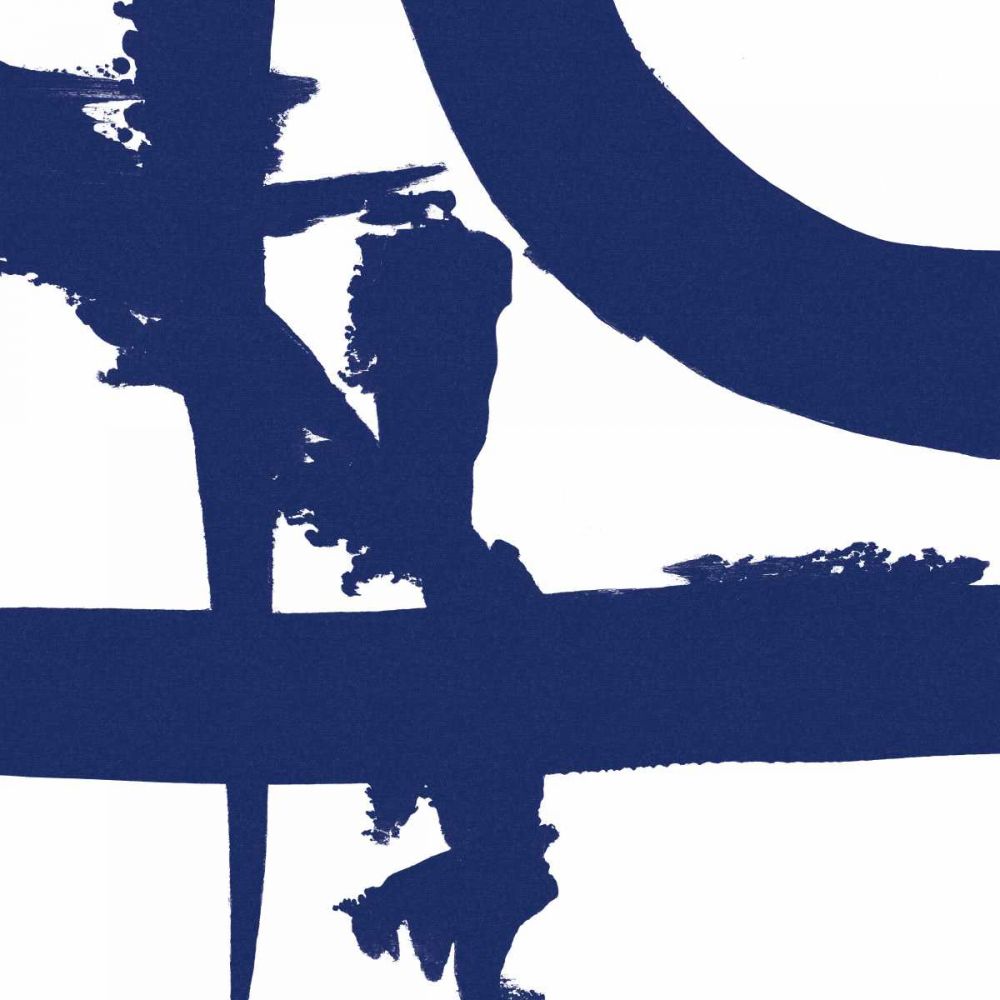 Crossing Paths II Cobalt art print by Sarah Adams for $57.95 CAD
