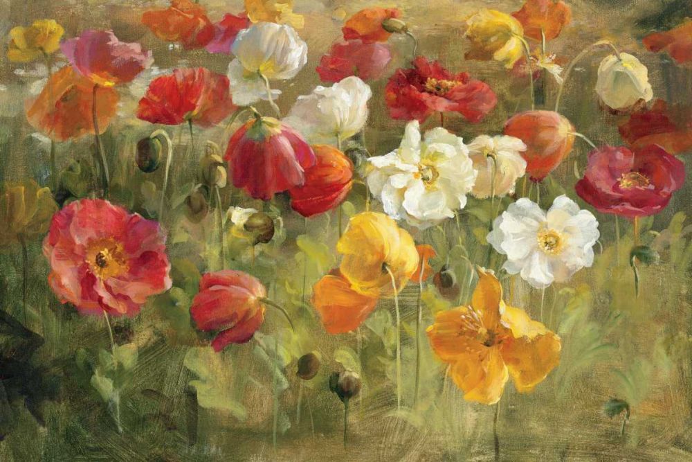 Poppy Field art print by Danhui Nai for $57.95 CAD