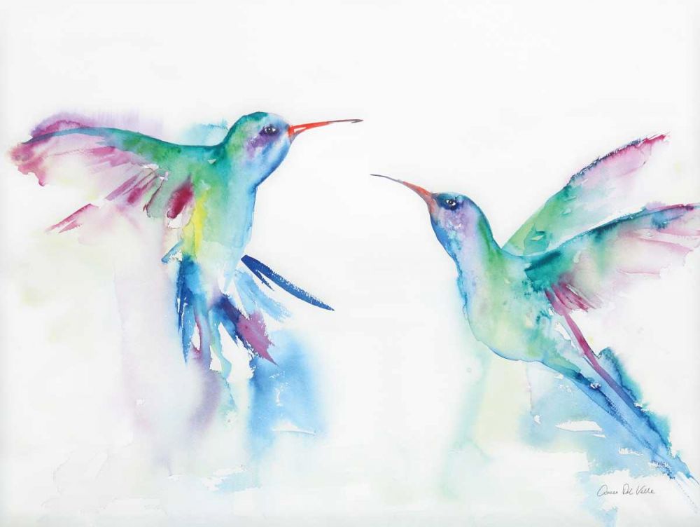 Hummingbirds I art print by Aimee Del Valle for $57.95 CAD