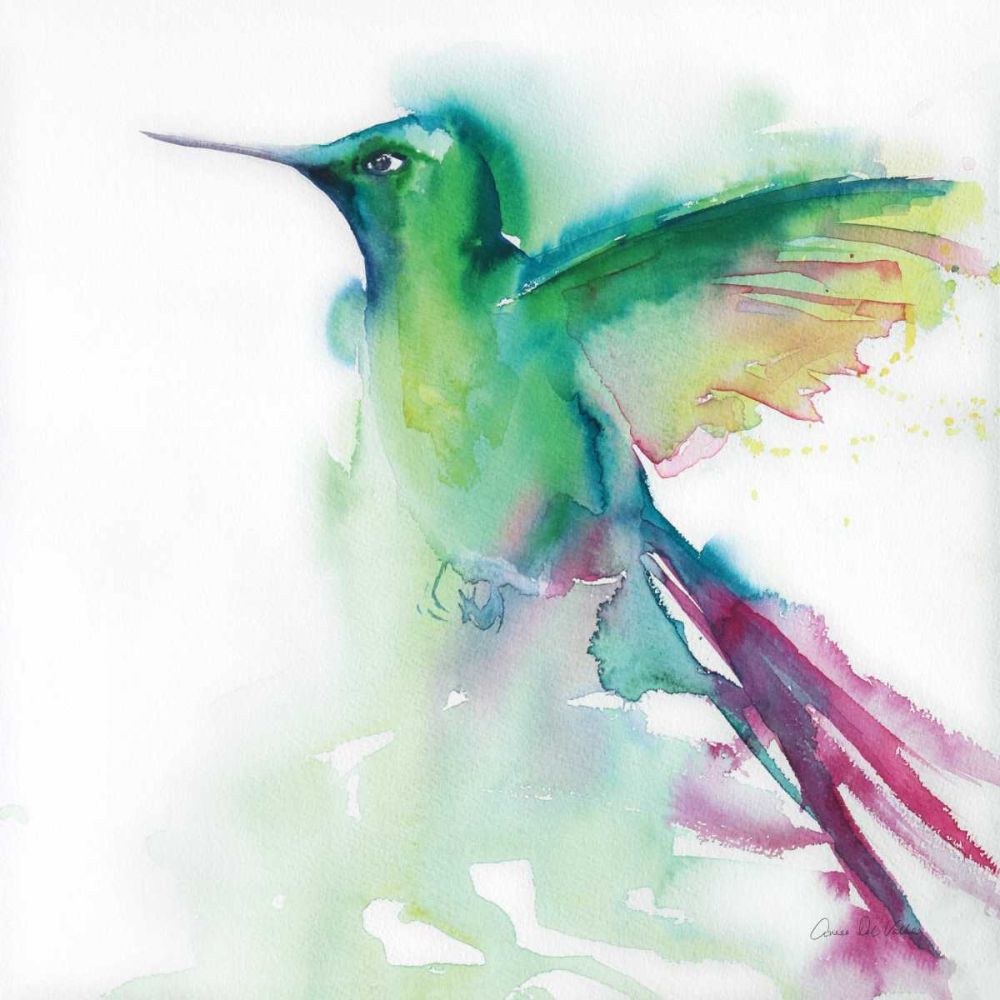 Hummingbirds III art print by Aimee Del Valle for $57.95 CAD