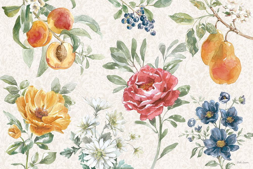Floral Solitude I art print by Beth Grove for $57.95 CAD