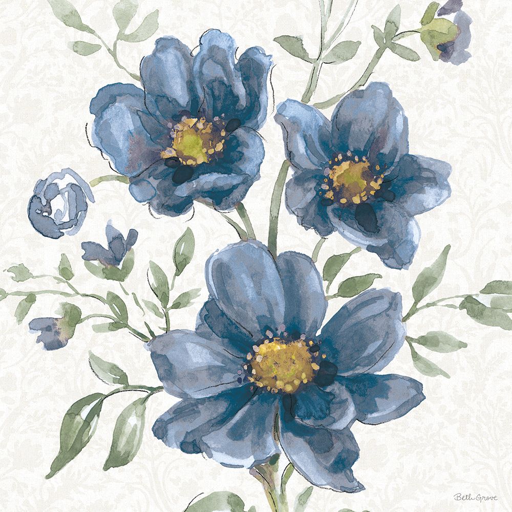 Floral Solitude VIII art print by Beth Grove for $57.95 CAD