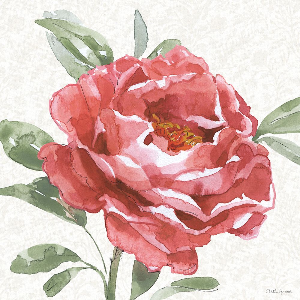 Floral Solitude XII art print by Beth Grove for $57.95 CAD