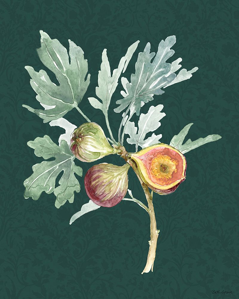Floral Solitude III Dark art print by Beth Grove for $57.95 CAD