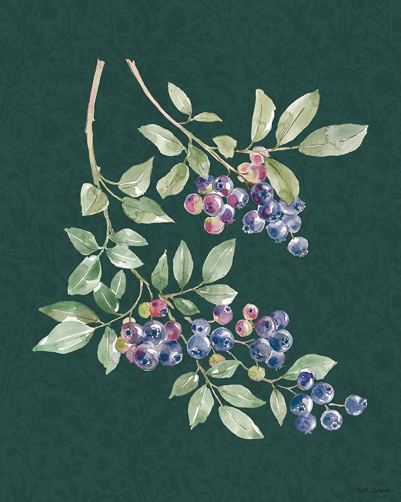 Floral Solitude IV Dark art print by Beth Grove for $57.95 CAD