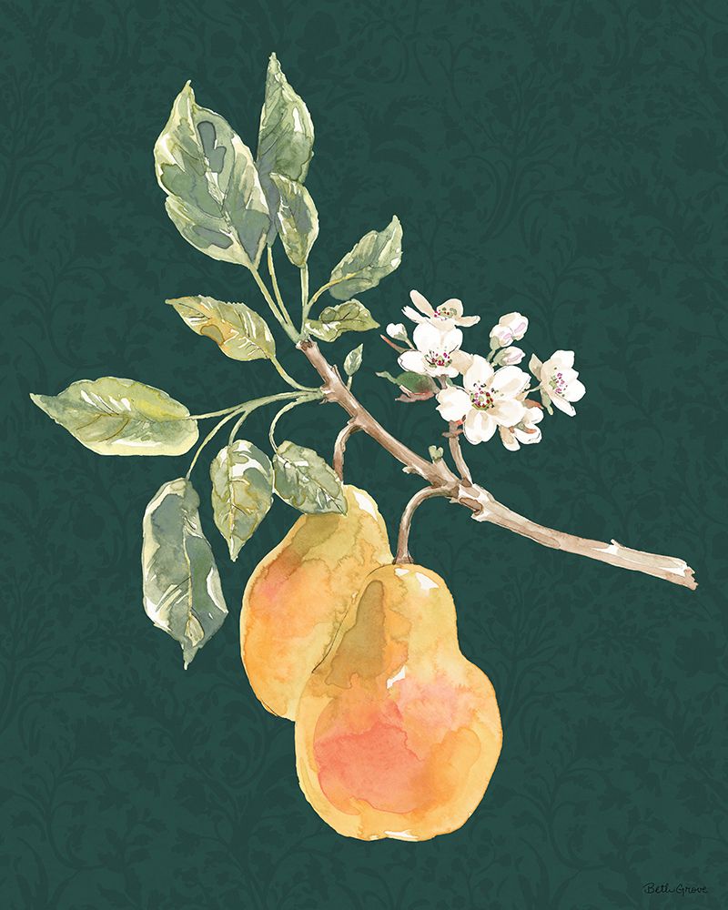 Floral Solitude VII Dark art print by Beth Grove for $57.95 CAD