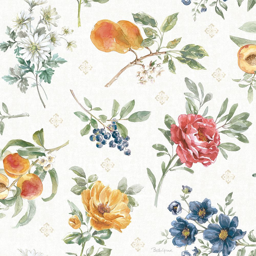 Floral Solitude Pattern IA art print by Beth Grove for $57.95 CAD