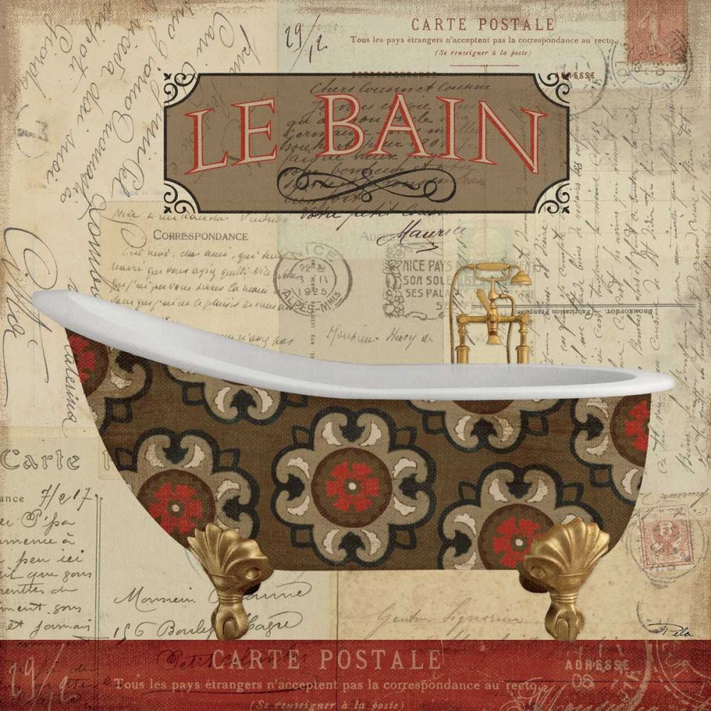Postcard bath I art print by Pela Studio for $57.95 CAD